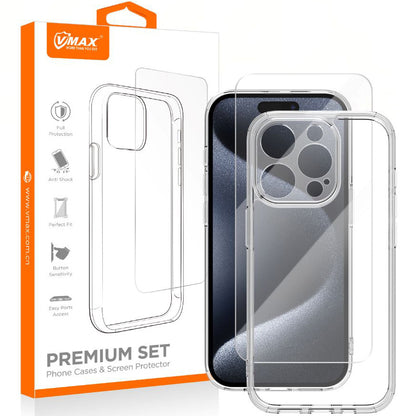 Hülle für Apple iPhone 16 Pro Max, Vmax, Premium, Transparent