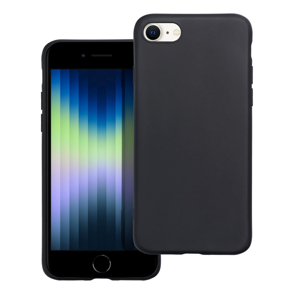 Hülle für Apple iPhone SE (2022) / SE (2020) / 8 / 7, OEM, Matt, Schwarz