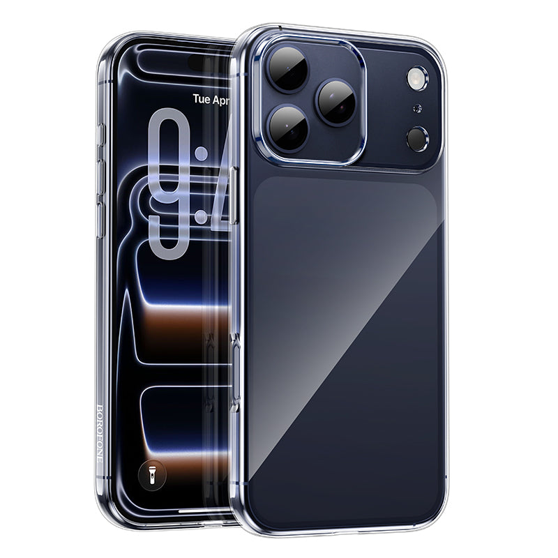 Hülle für Apple iPhone 17 Pro Max, Borofone, BI4 Ice, Transparent