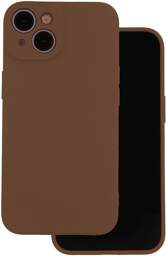 Hülle für Apple iPhone 18 Pro / 17 Pro, OEM, Silikon, Braun
