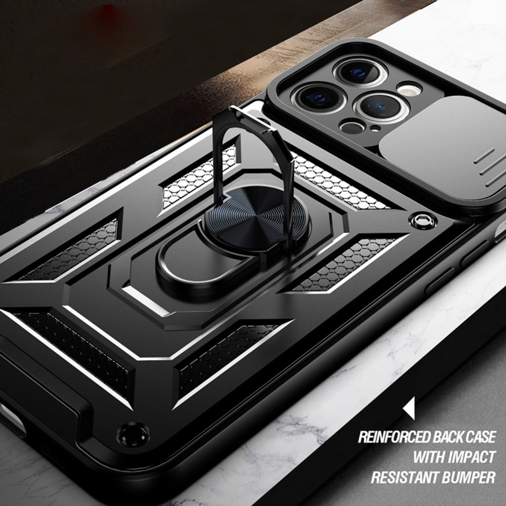 Hülle für Apple iPhone 11 Pro Max, Techsuit, CamShield, Schwarz