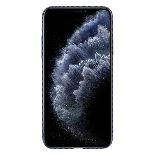 Hülle für Apple iPhone 11 Pro Max, Techsuit, Carbonite FiberShell, Türkis