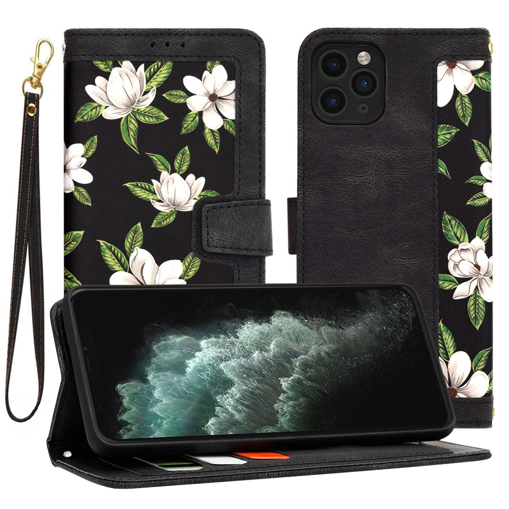 Hülle für Apple iPhone 11 Pro Max, Techsuit, FlipCraft, Schwarz