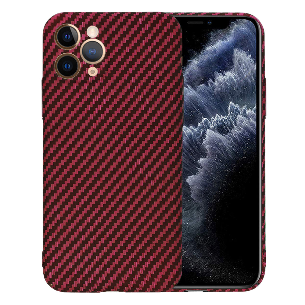 Hülle für Apple iPhone 11 Pro, Techsuit, Carbonite FiberShell, Rot