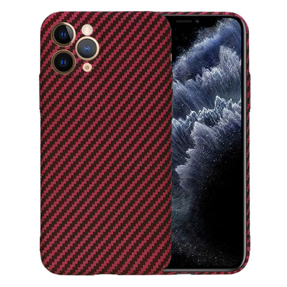 Hülle für Apple iPhone 11 Pro, Techsuit, Carbonite FiberShell, Rot