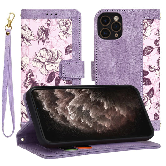 Hülle für Apple iPhone 11 Pro, Techsuit, FlipCraft, Lila