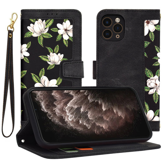 Hülle für Apple iPhone 11 Pro, Techsuit, FlipCraft, Schwarz