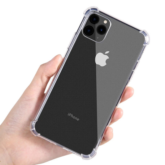Hülle für Apple iPhone 11 Pro, Techsuit, stoßfest klar, transparent