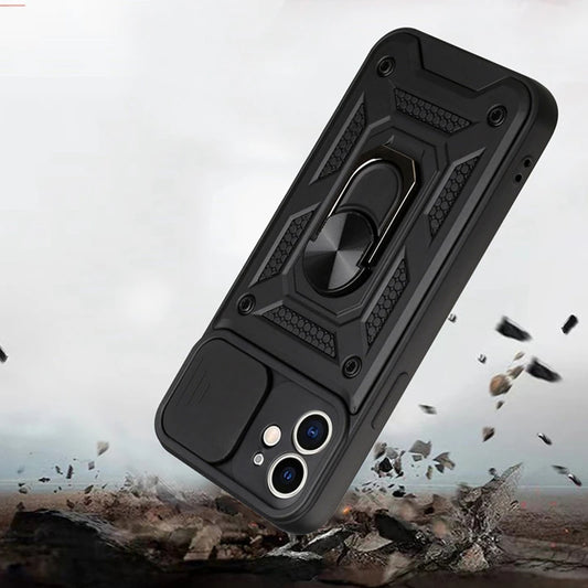 Hülle für Apple iPhone 11, Techsuit, CamShield, Schwarz