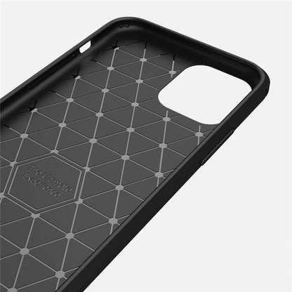 Hülle für Apple iPhone 11, Techsuit, Carbon, Schwarz