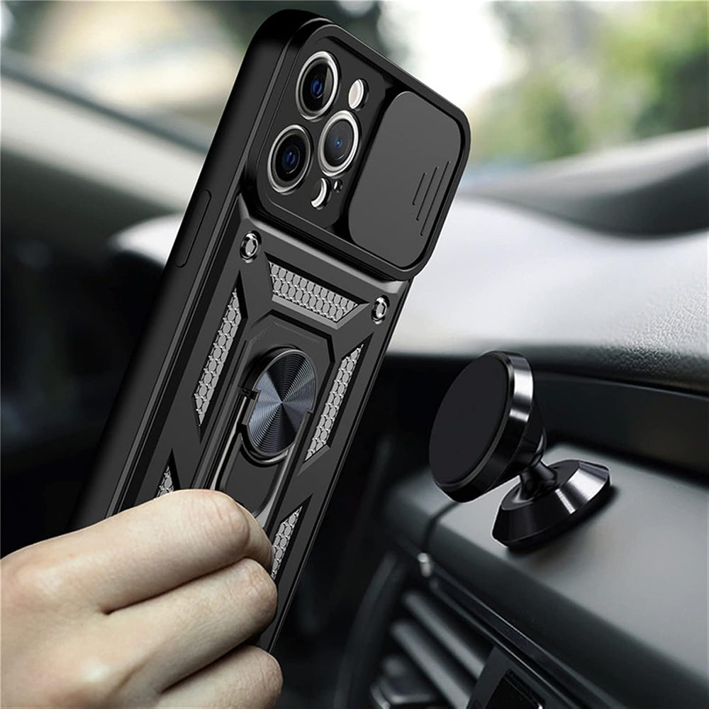 Case for Apple iPhone 12 mini, Techsuit, CamShield, Black