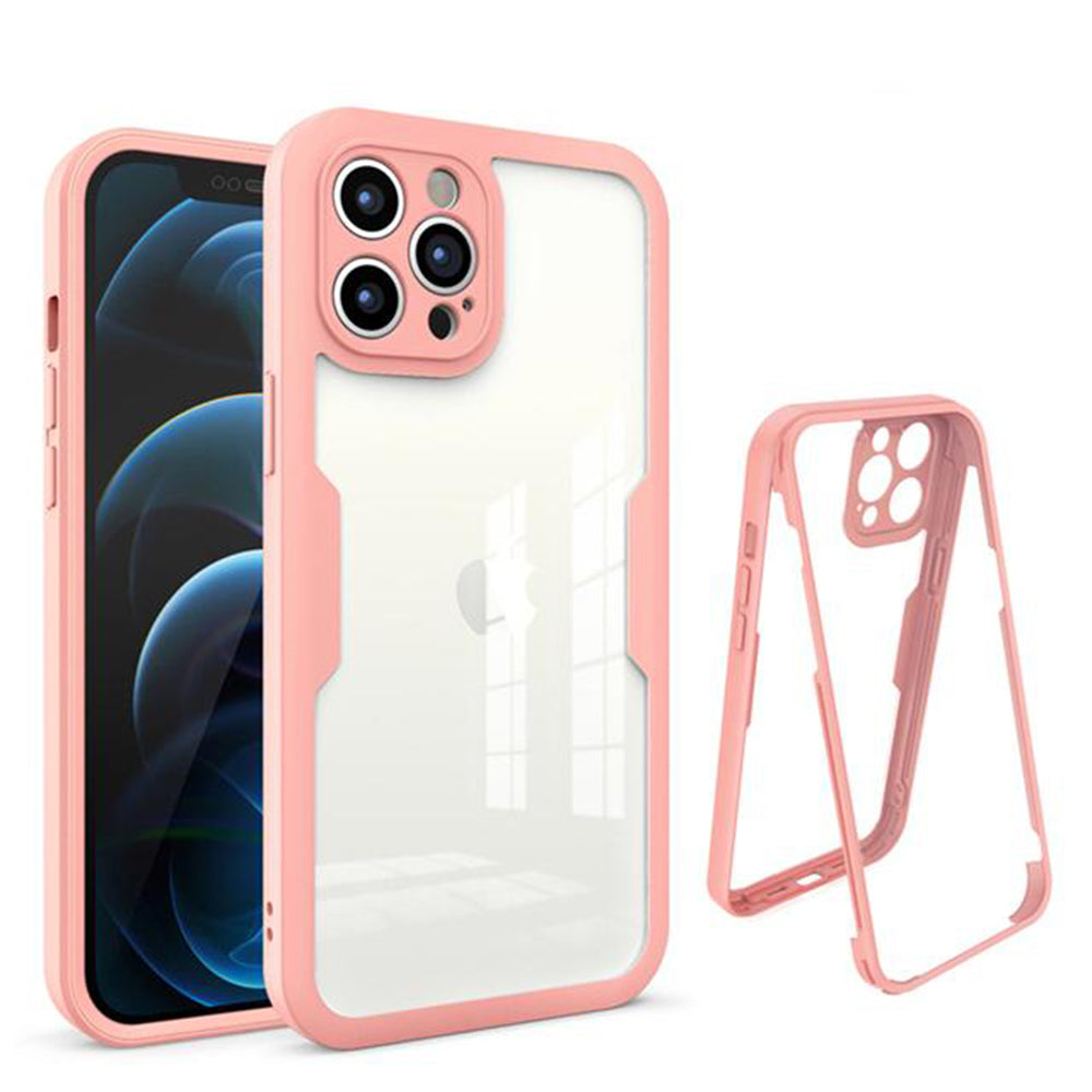 Hülle für Apple iPhone 12 Pro Max, Techsuit, ColorVerse 360, Rosa