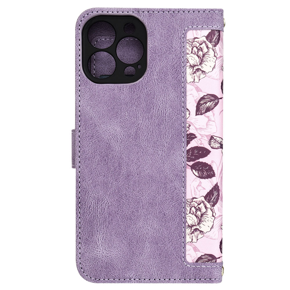 Hülle für Apple iPhone 13 Pro Max, Techsuit, FlipCraft, Lila