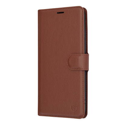 Case for Apple iPhone 13 Pro Max, Techsuit, Leather Folio, Brown