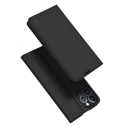 Case for Apple iPhone 13 Pro Max, Techsuit, Magskin Book, Black