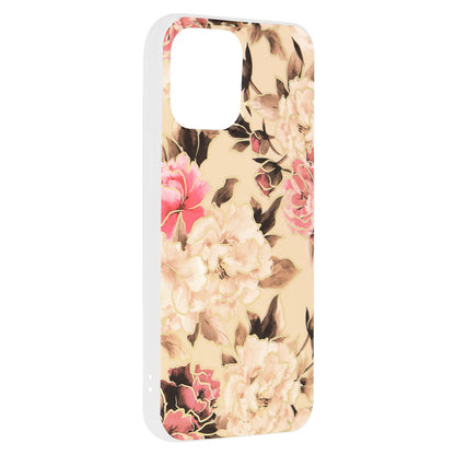Hülle für Apple iPhone 13 Pro Max, Techsuit, Marble, Beige