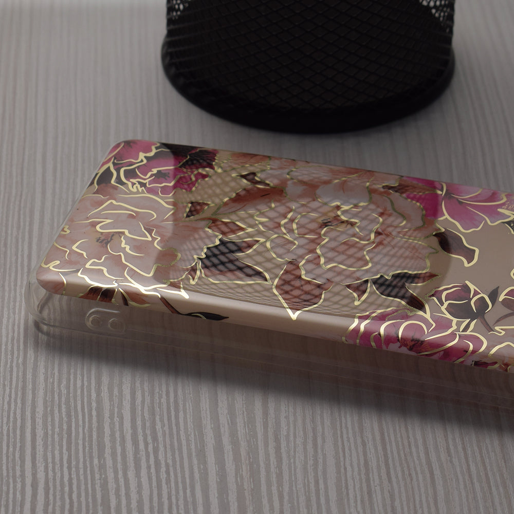Hülle für Apple iPhone 13 Pro Max, Techsuit, Marble, Beige
