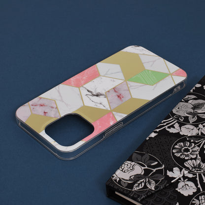 Hülle für Apple iPhone 13 Pro Max, Techsuit, Marble, Lila