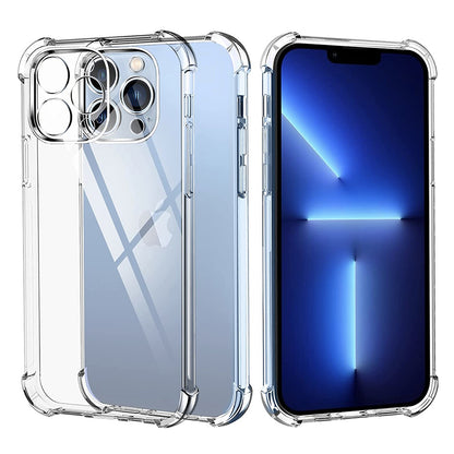 Case for Apple iPhone 13 Pro Max, Techsuit, Shockproof Clear, Transparent