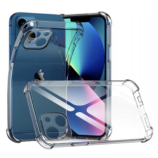 Hülle für Apple iPhone 13, Techsuit, stoßfest klar, transparent