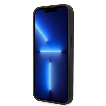 Case for Apple iPhone 14 Plus, Karl Lagerfeld, Glitter Plaque Logo, Black