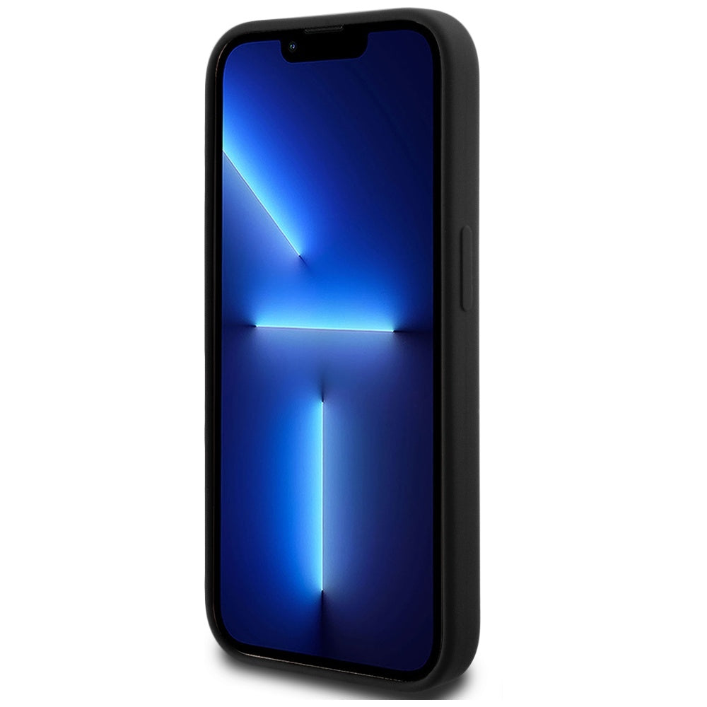 Hülle für Apple iPhone 14 Pro, Karl Lagerfeld, Silicone Karl Script, Schwarz