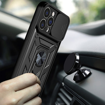 Case for Apple iPhone 14 Pro Max, Techsuit, CamShield, Black
