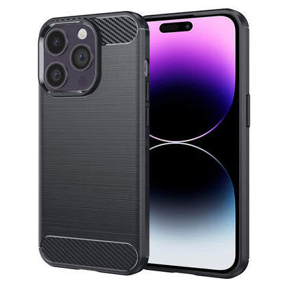Case for Apple iPhone 14 Pro Max, Techsuit, Carbon, Black