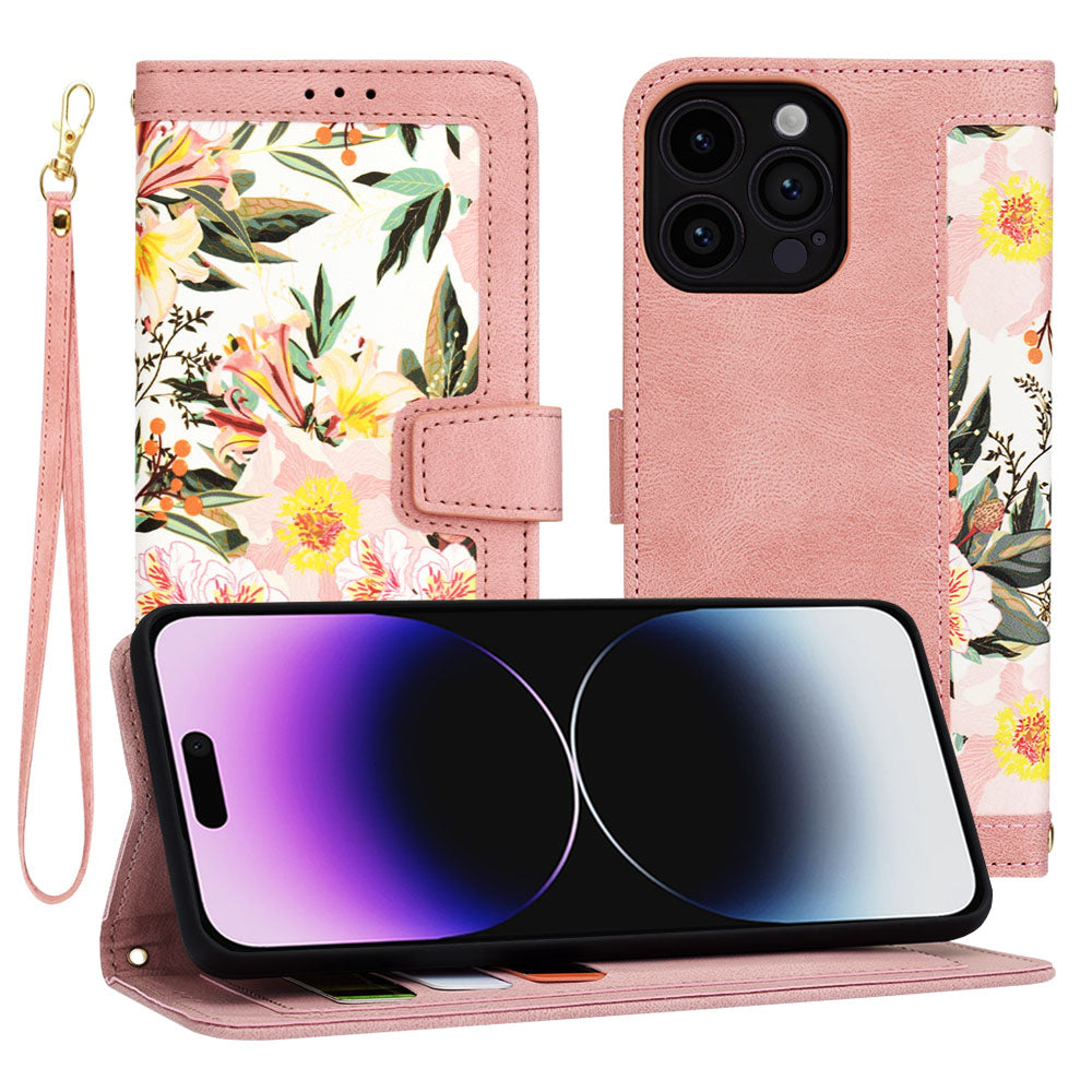 Hülle für Apple iPhone 14 Pro Max, Techsuit, FlipCraft, Rosa