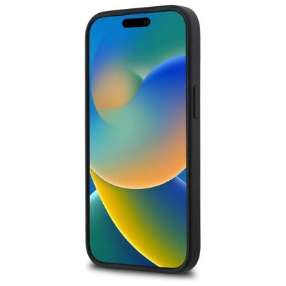 Hülle für Apple iPhone 15, Karl Lagerfeld, 3D Rubber Signature, Schwarz