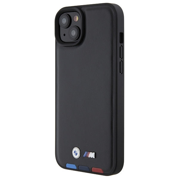 Hülle für Apple iPhone 15 Plus, BMW, Stamp Tricolor, Schwarz
