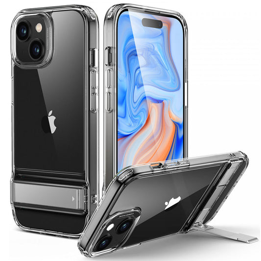 Hülle für Apple iPhone 15 Plus, ESR, Air Shield Boost Kickstand, Transparent