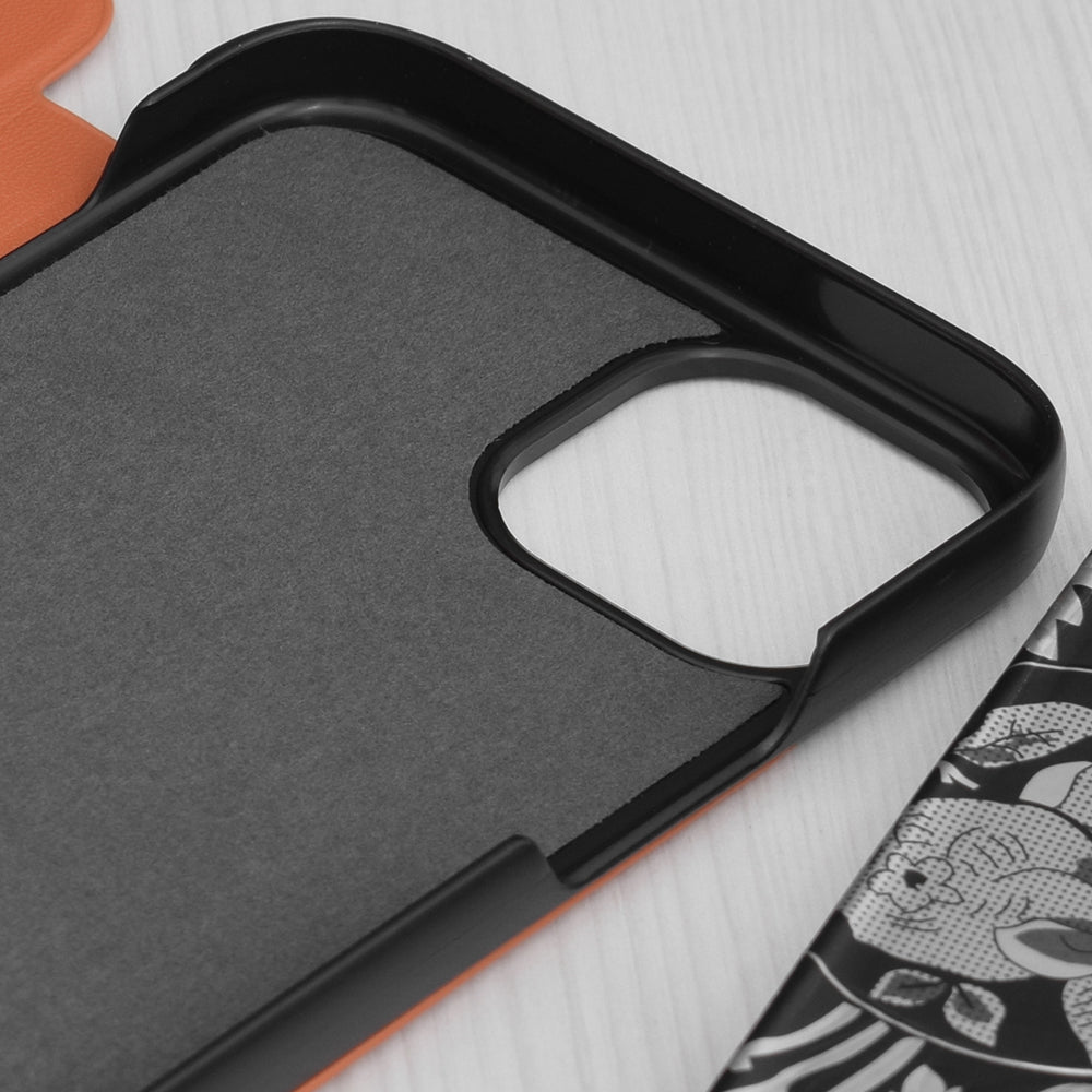 Hülle für Apple iPhone 15 Plus, Techsuit, eFold, Orange
