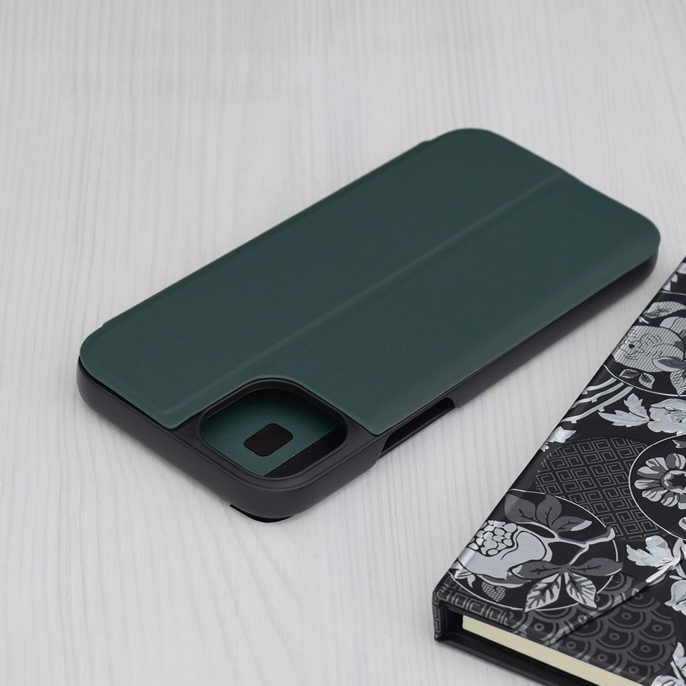 Hülle für Apple iPhone 15 Plus, Techsuit, eFold, Grün