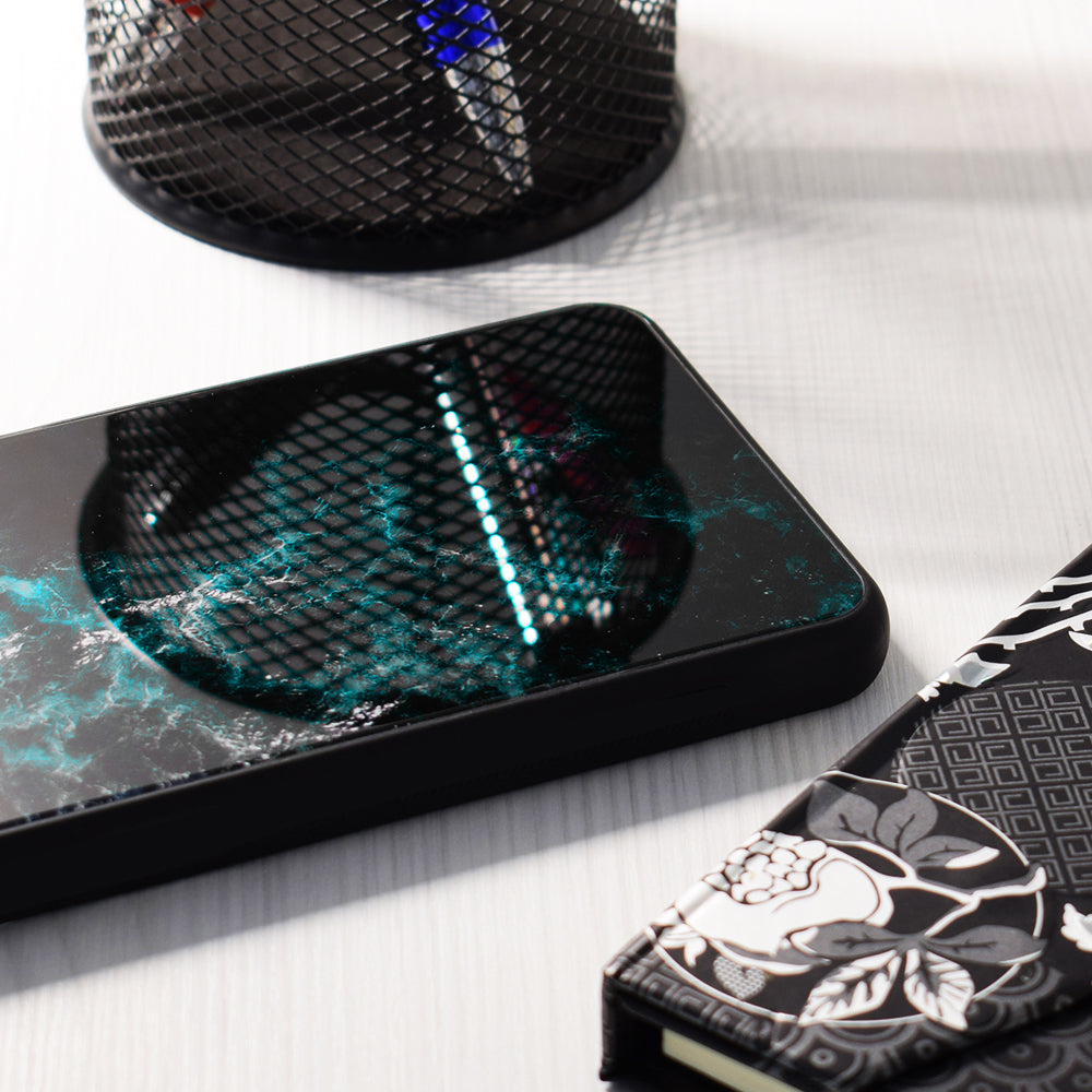 Hülle für Apple iPhone 15 Plus, Techsuit, Glaze, Blau