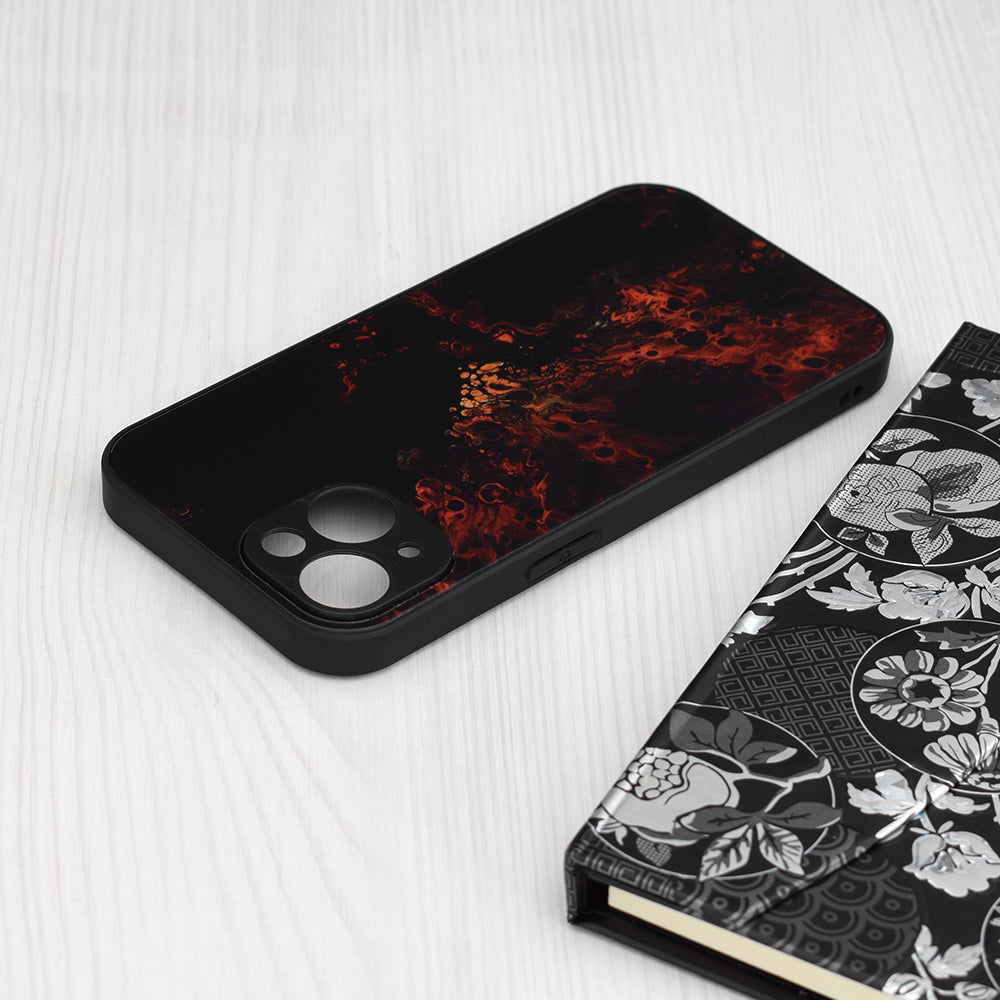 Hülle für Apple iPhone 15 Plus, Techsuit, Glaze, Rot