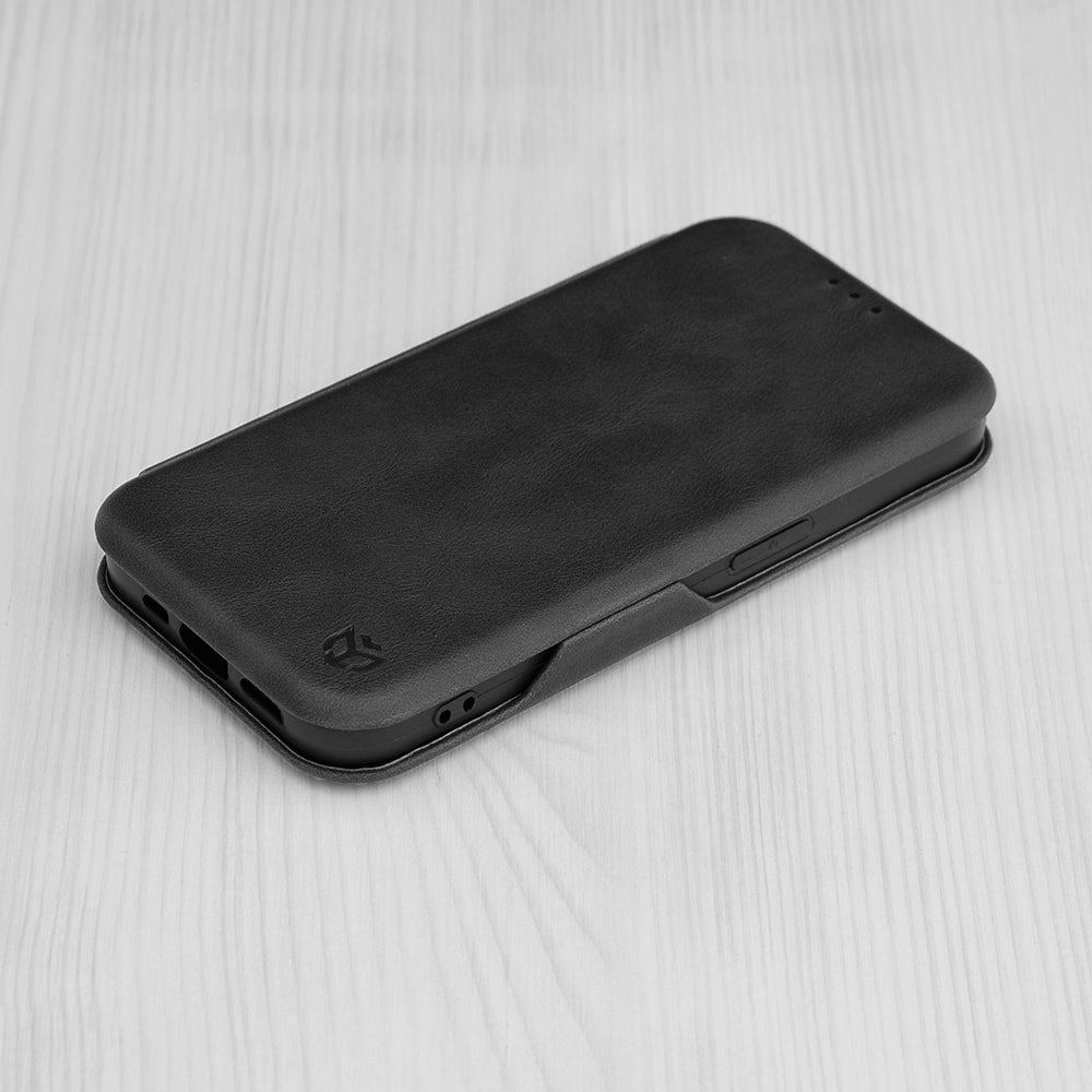 Hülle für Apple iPhone 15 Plus, Techsuit, Safe Wallet Plus, Schwarz