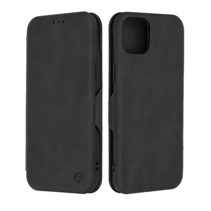 Hülle für Apple iPhone 15 Plus, Techsuit, Safe Wallet Plus, Schwarz