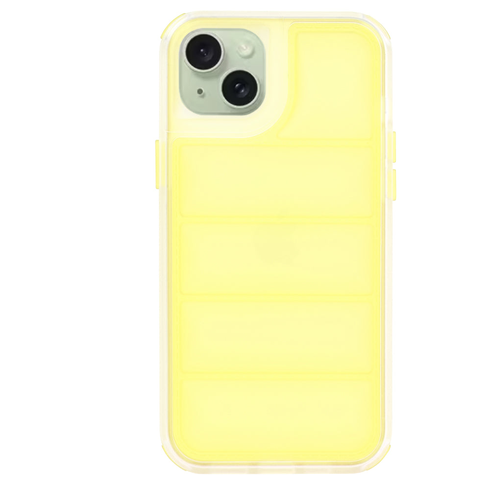 Hülle für Apple iPhone 15 Plus, Techsuit, Wave Shield, Gelb