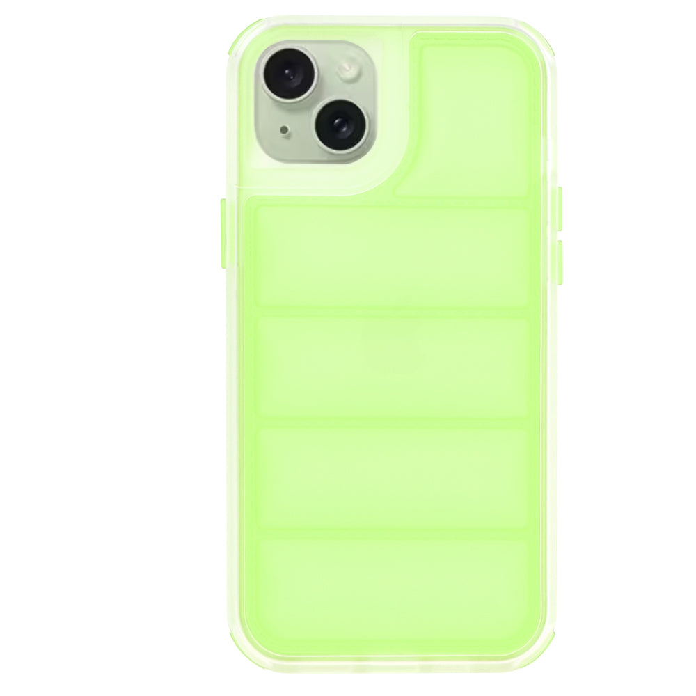 Hülle für Apple iPhone 15 Plus, Techsuit, Wave Shield, Grün