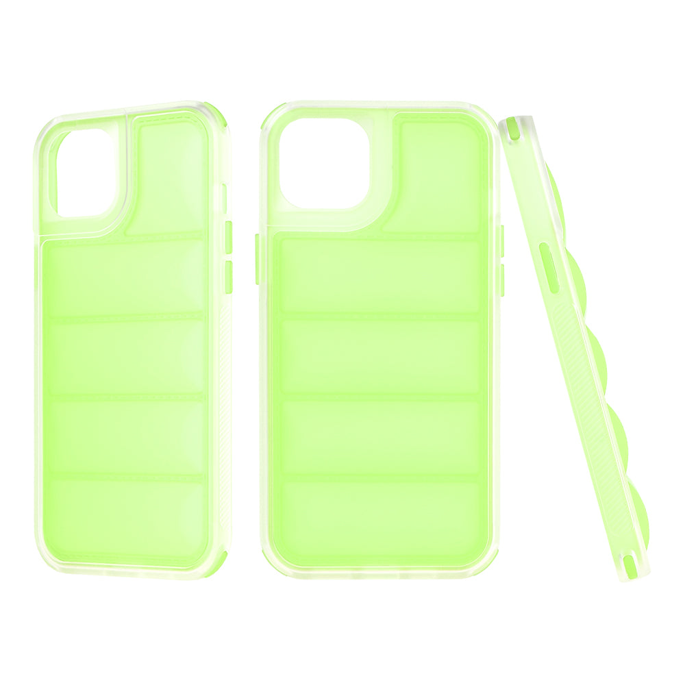 Hülle für Apple iPhone 15 Plus, Techsuit, Wave Shield, Grün