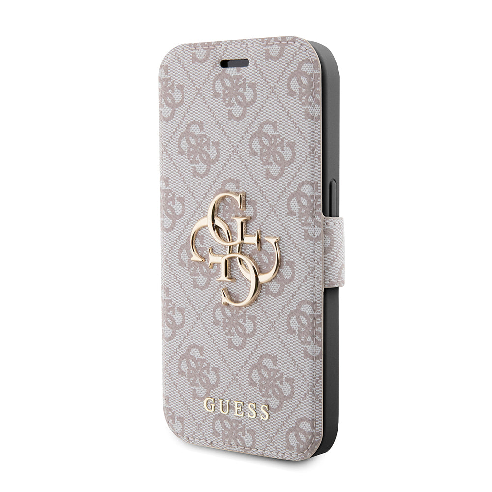 Hülle für Apple iPhone 15 Pro, Guess, 4G Book, Rosa