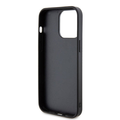 Hülle für Apple iPhone 15 Pro Max, Guess, Rhinestone Metal Logo, Lila