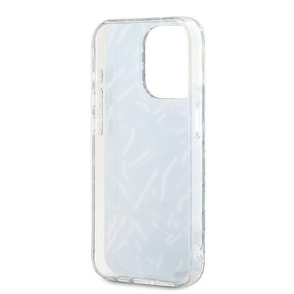 Hülle für Apple iPhone 15 Pro Max, Karl Lagerfeld, Zebra mit Kordelband, Lila