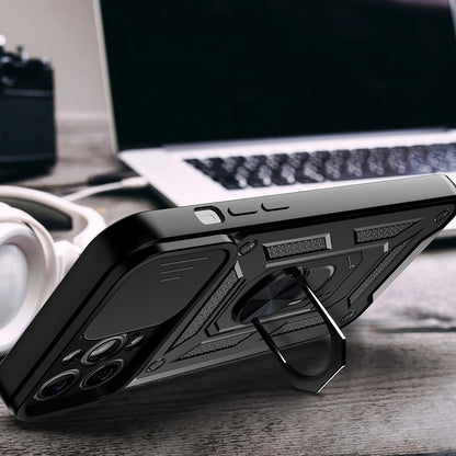 Hülle für Apple iPhone 15 Pro Max, Techsuit, CamShield, Schwarz