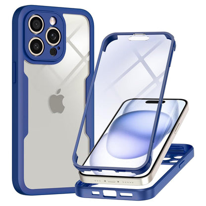 Hülle für Apple iPhone 15 Pro Max, Techsuit, ColorVerse 360, Blau