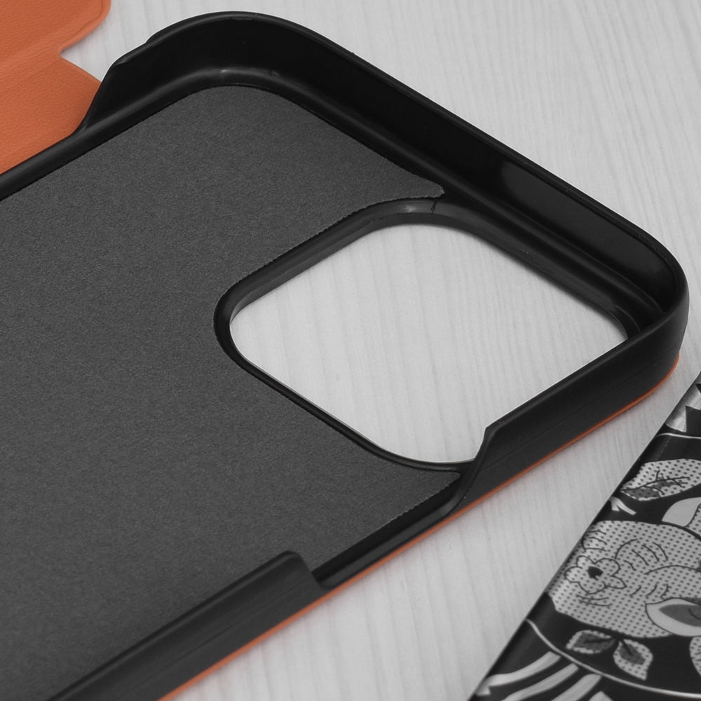 Hülle für Apple iPhone 15 Pro Max, Techsuit, eFold, Orange