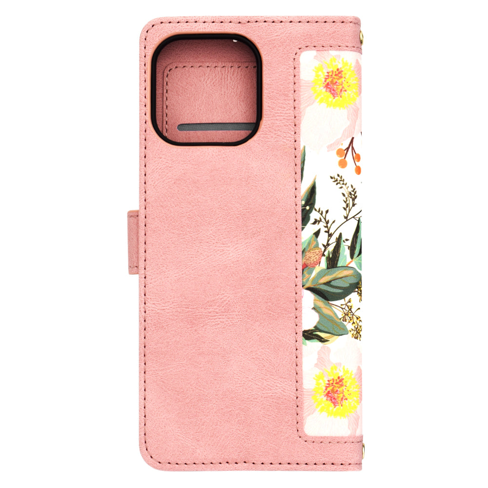 Hülle für Apple iPhone 15 Pro Max, Techsuit, FlipCraft, Rosa