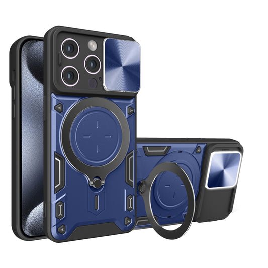 Hülle für Apple iPhone 15 Pro, Techsuit, CamGuard Pro, Blau