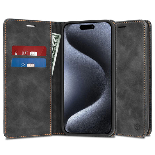 Hülle für Apple iPhone 15 Pro, Techsuit, Confy, Schwarz